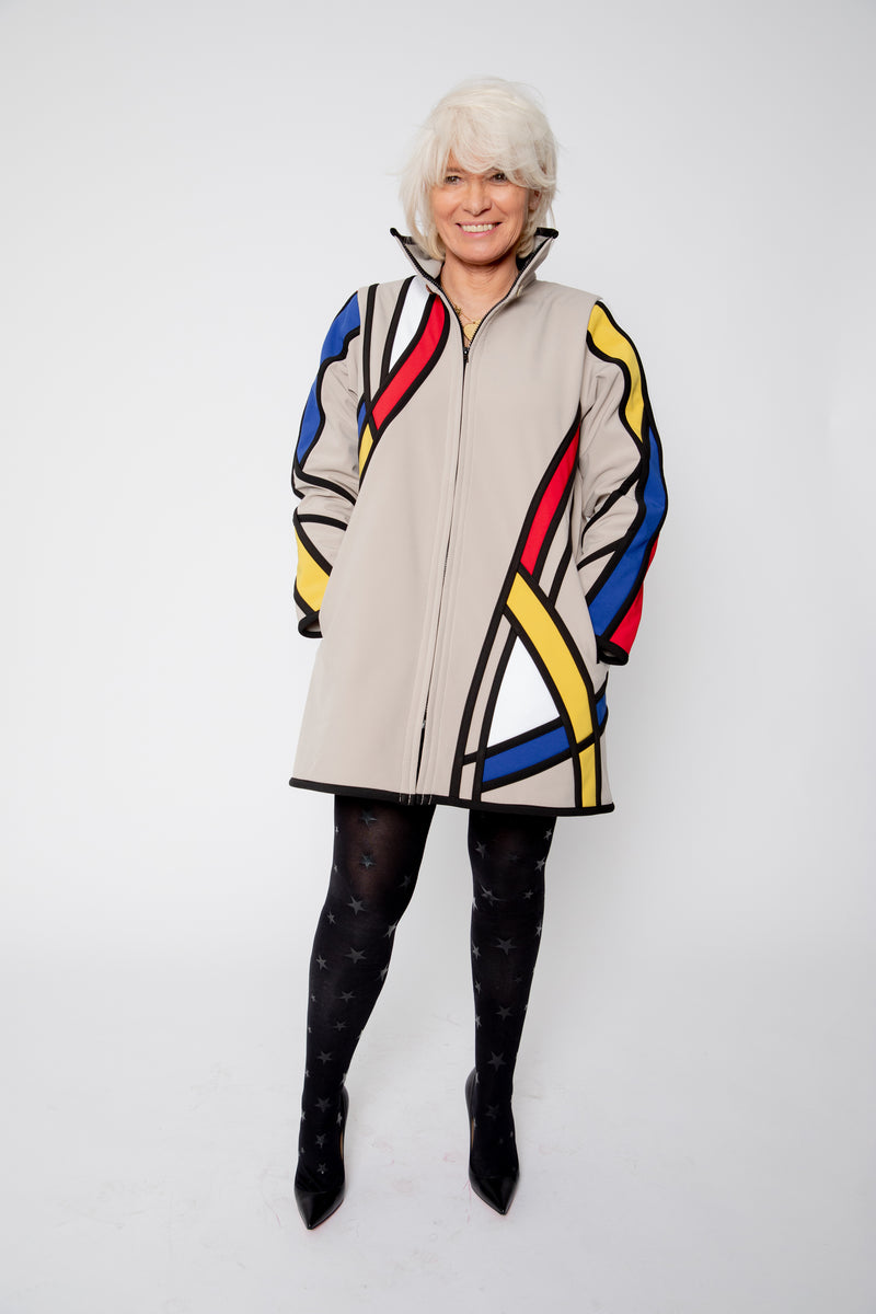 VESTE 3/4 BEIGE - MIRO