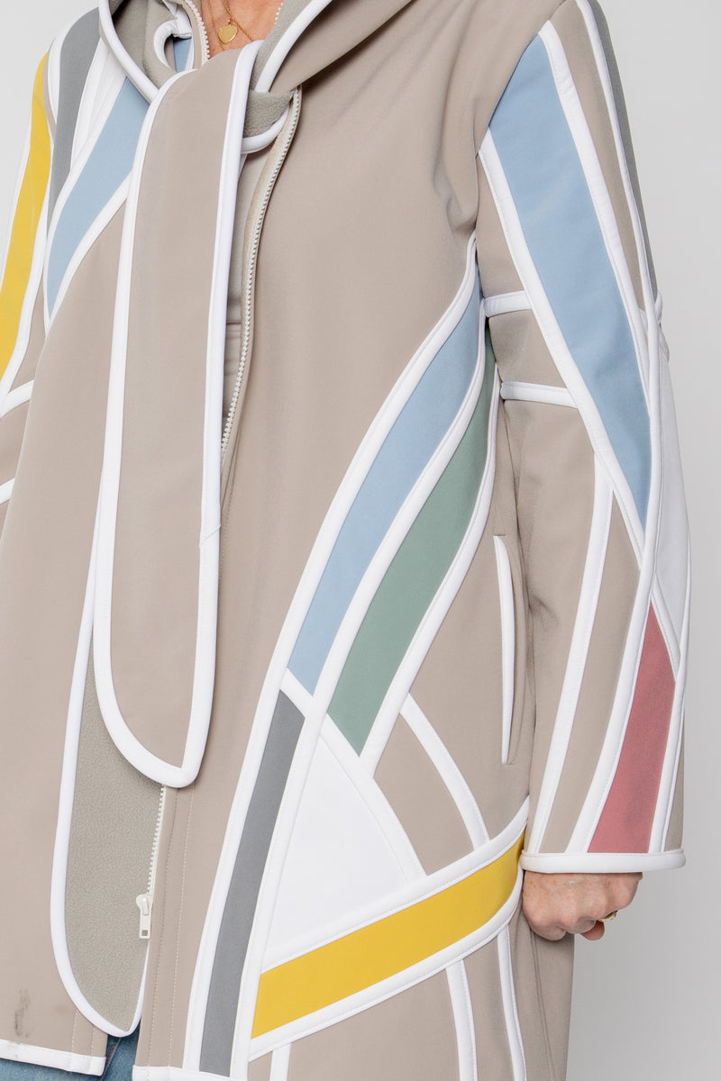 VESTE 3/4 BEIGE - MIRO PASTEL