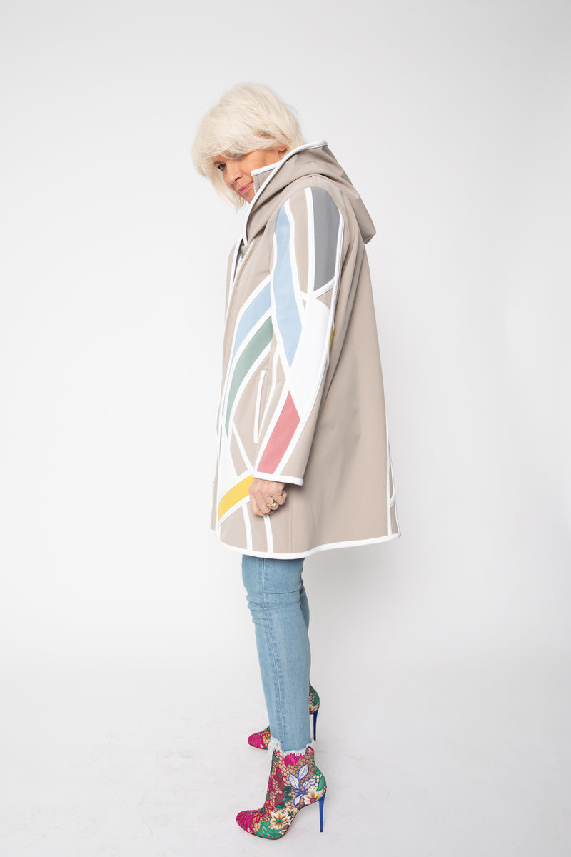 VESTE 3/4 BEIGE - MIRO PASTEL