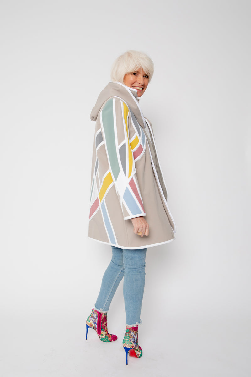 VESTE 3/4 BEIGE - MIRO PASTEL