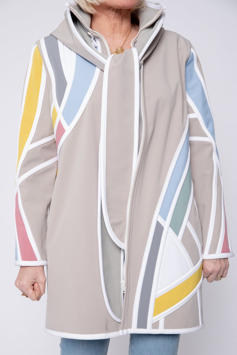 VESTE 3/4 BEIGE - MIRO PASTEL