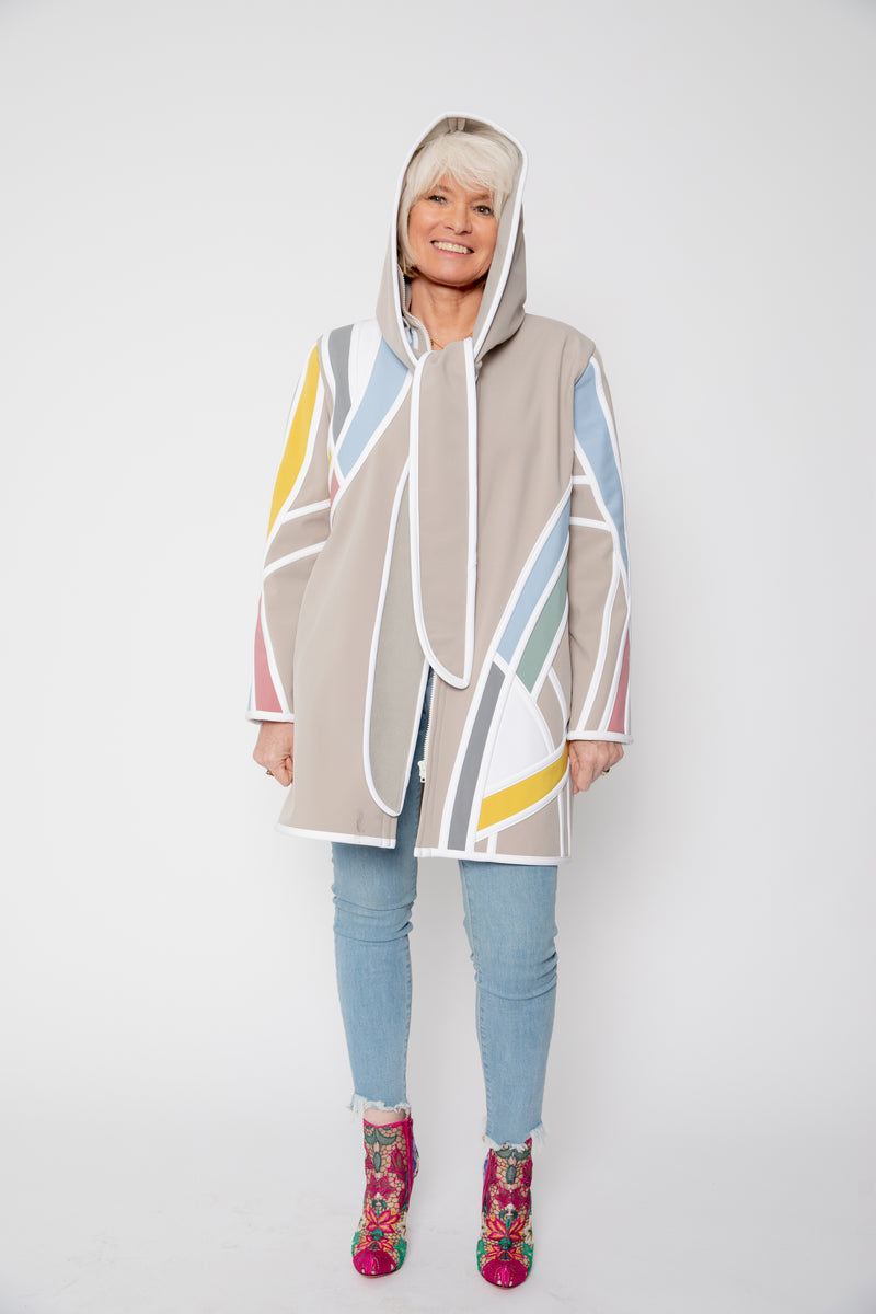 VESTE 3/4 BEIGE - MIRO PASTEL