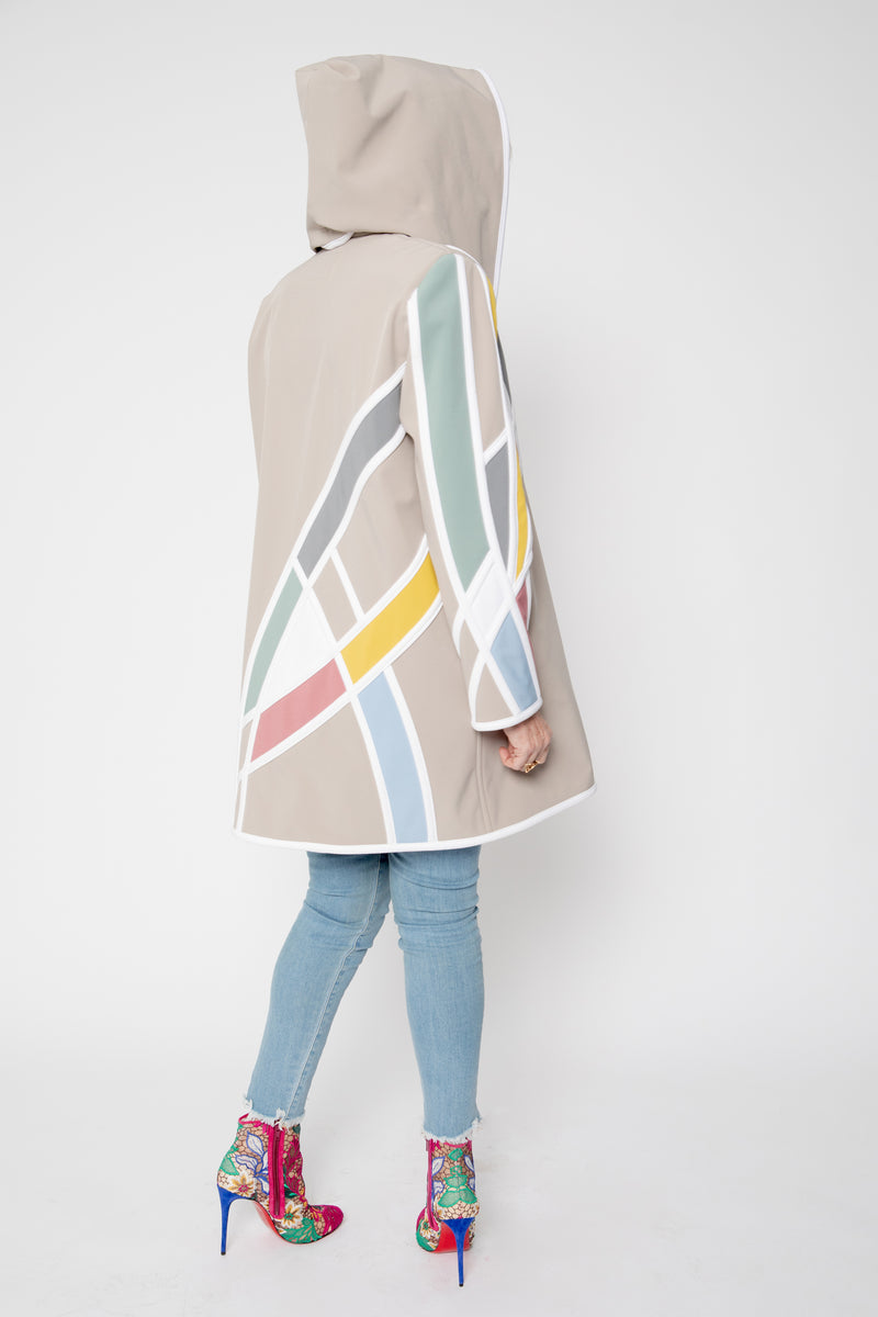 VESTE 3/4 BEIGE - MIRO PASTEL