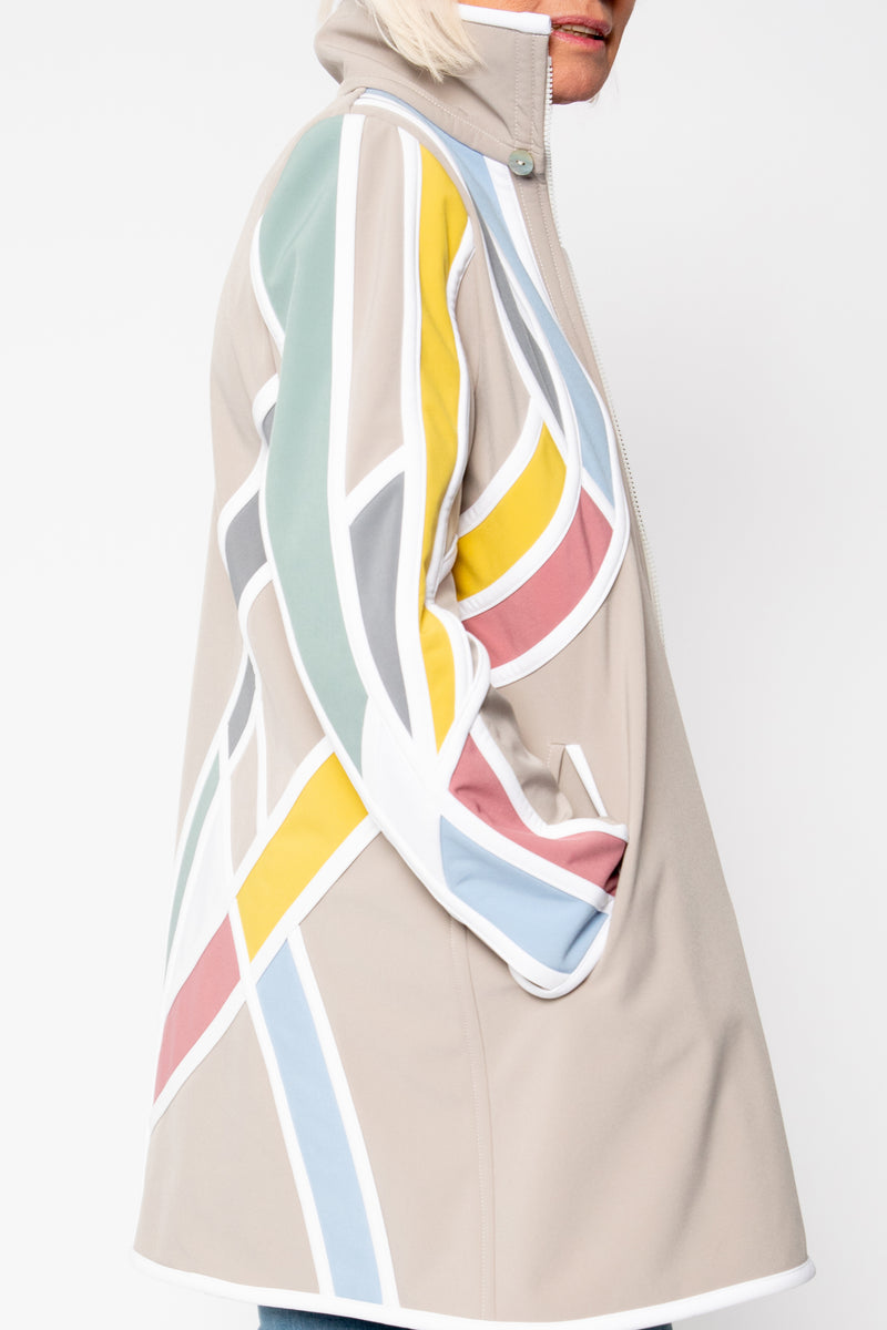 VESTE 3/4 BEIGE - MIRO PASTEL